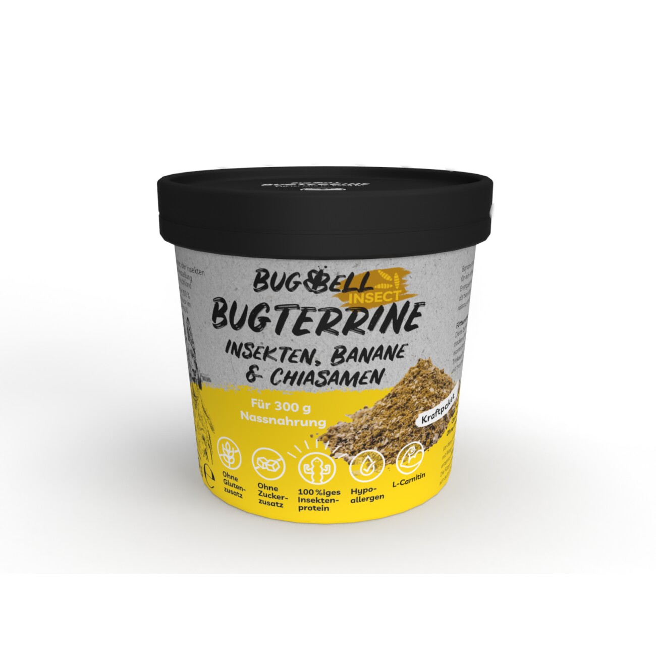BugBell GmbH BugBell BugTerrine Adult 100 g Chiasamen und Banane