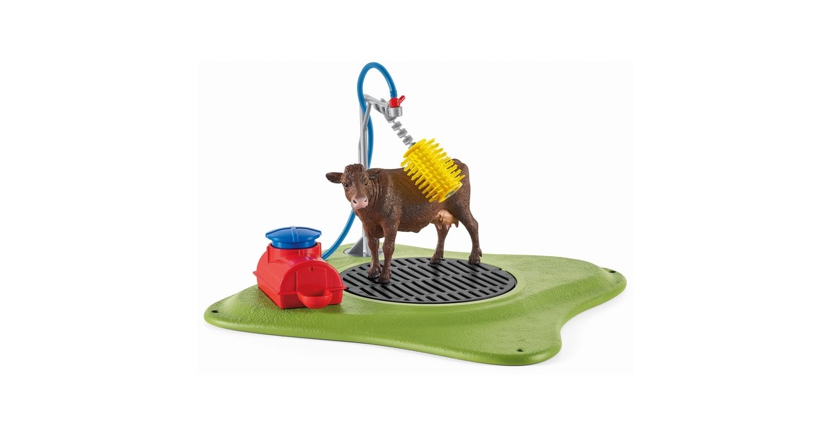 SchleichFarm World - Koe wasstation speelfiguur  (42529)