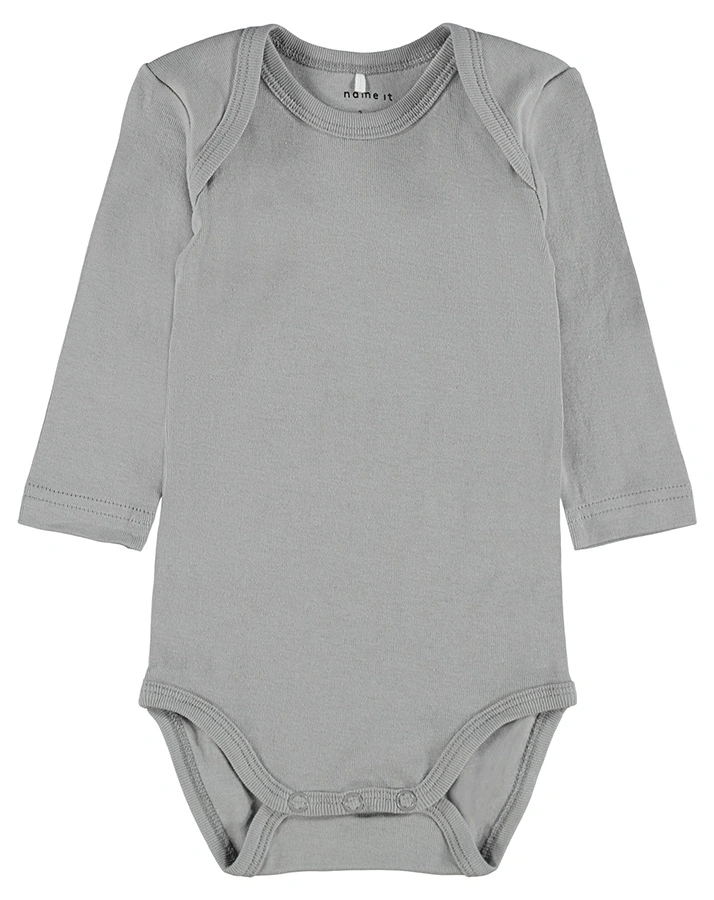 Langarmbody NBNBODY – BÄR 3er-Pack in alloy