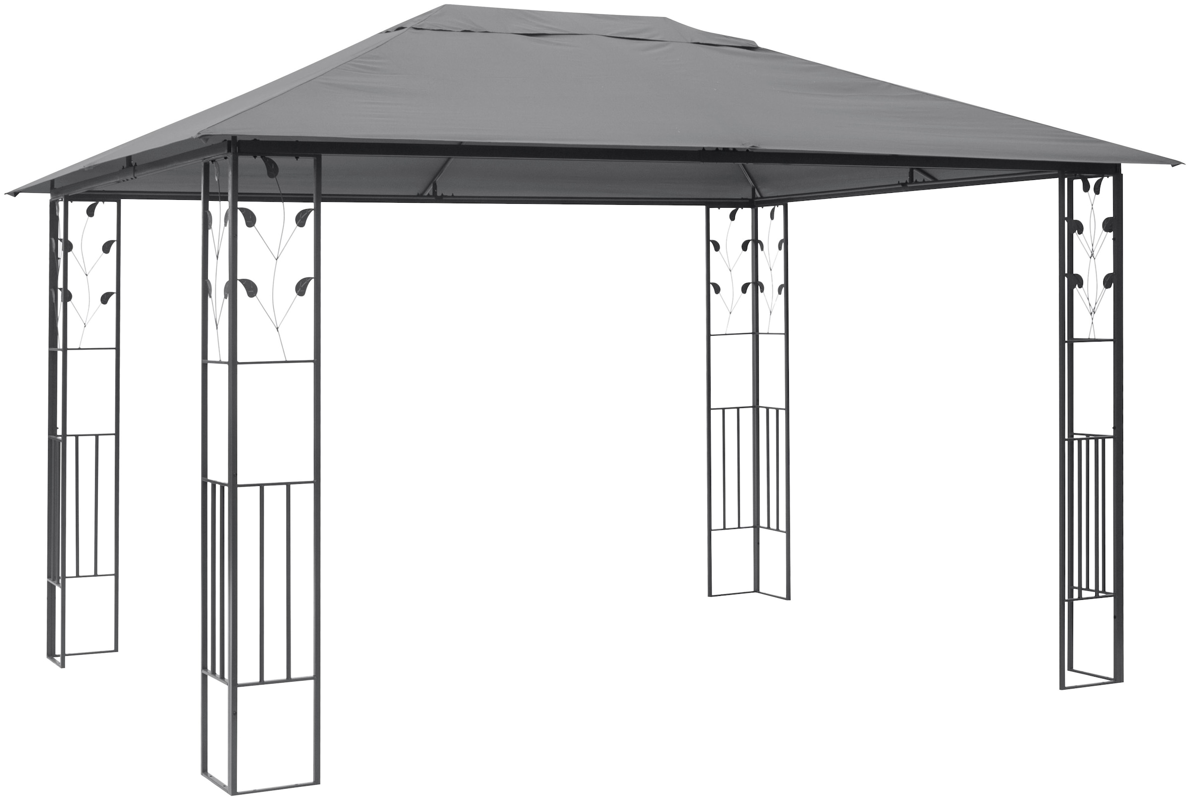 KONIFERA Pavillon »Athen« BxT: 300x400 cm, Blätter-Optik, inkl. 4 Seitenteile