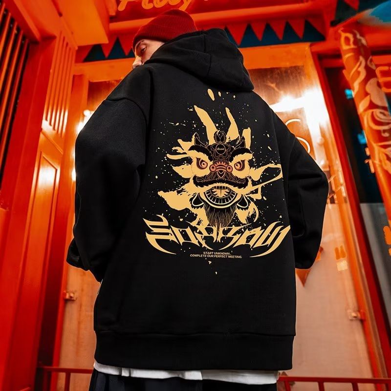 Cowpow - Leeuwendans Print Hoodie