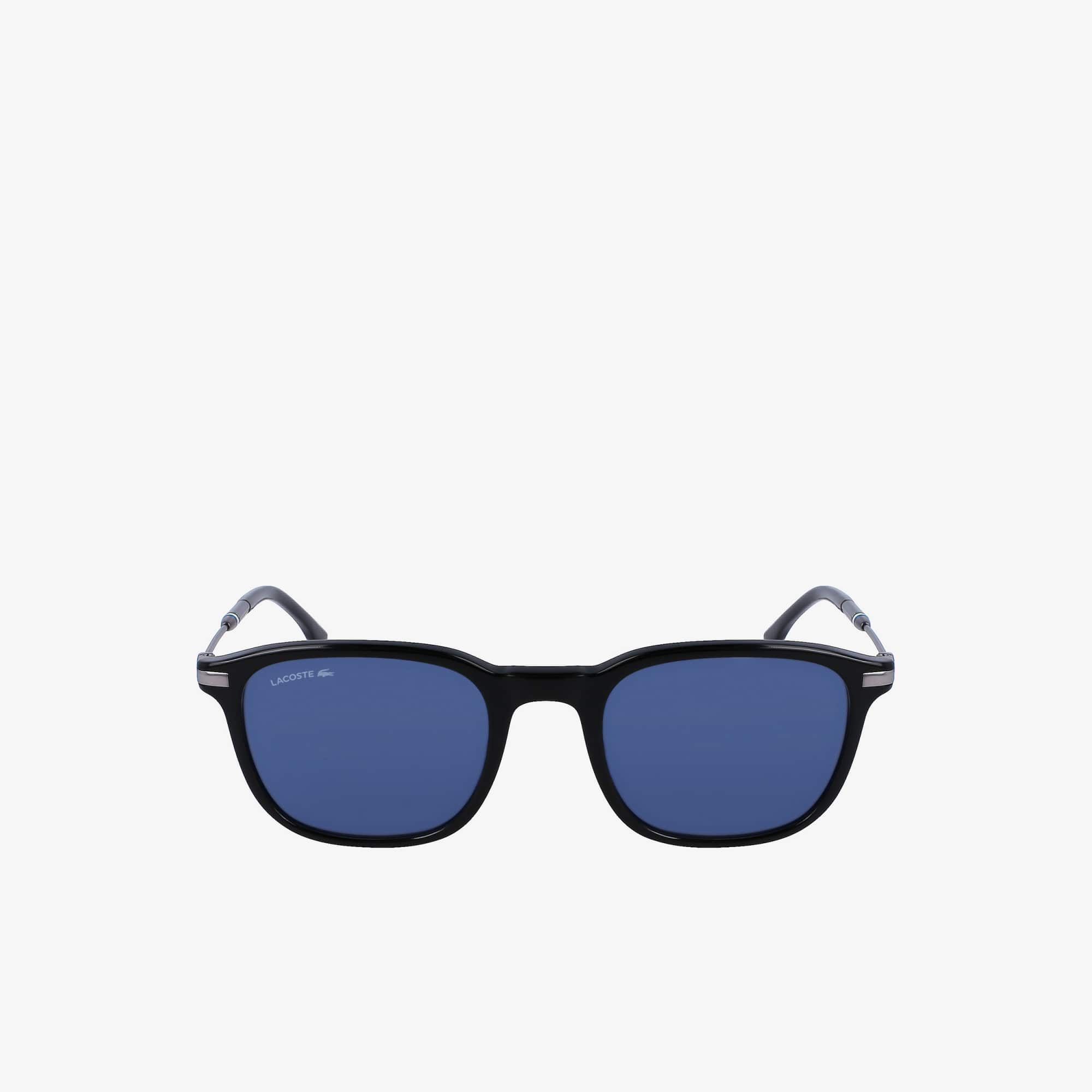 Lunettes de soleil homme rectangulaires Lacoste en acétate Lunettes de soleil - Noir - Lacoste - Homme