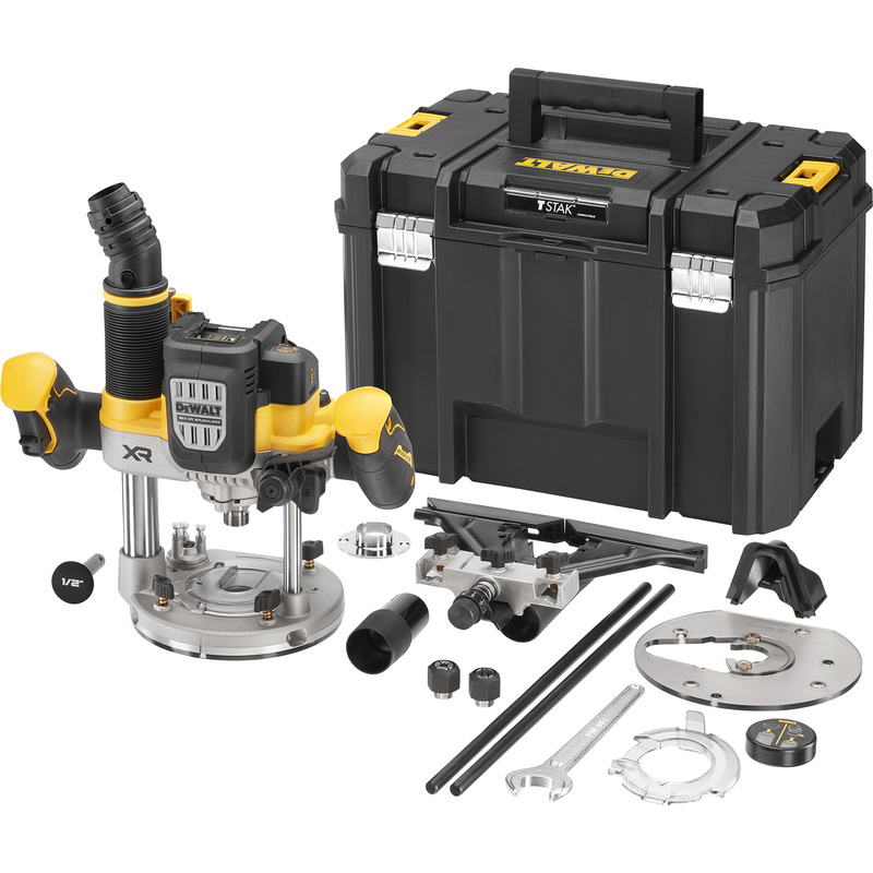 DeWALT DCW620NT-XJ 18V XR accu bovenfrees 18V XR Basic in TSTAK (body) 18V Li-ion
