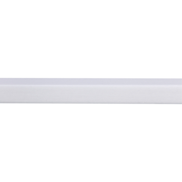 Glaslat hardhout wit gegrond 17x15 mm 270 cm