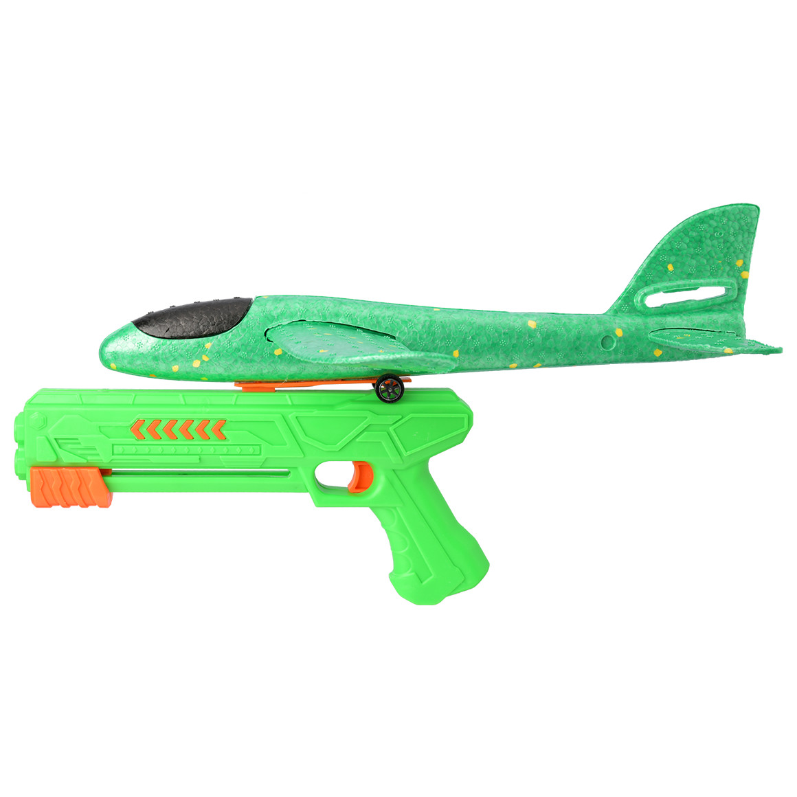 Topolino Flugzeug mit Shooter grün / gelb