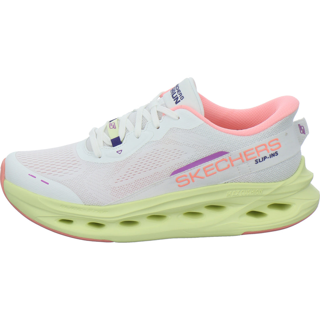 Skechers Sneaker Damen MAX COSHIONING GLIDE STEP Weiß-kombi