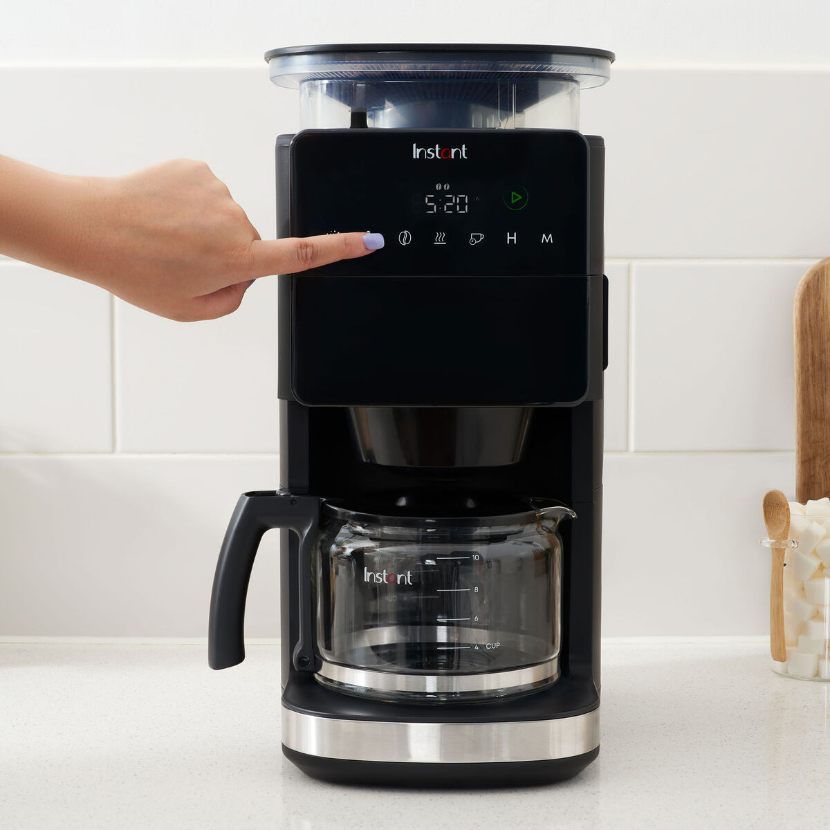 Instant Kaffetrakter, svart
