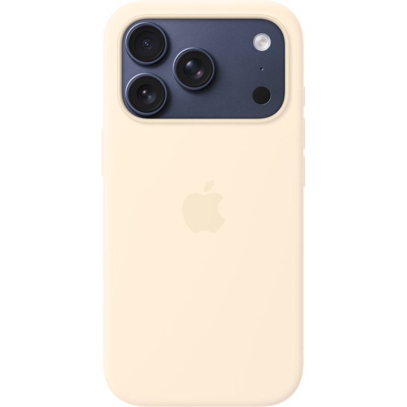Apple Coque en silicone avec MagSafe pour iPhone 17 Pro - Vanille