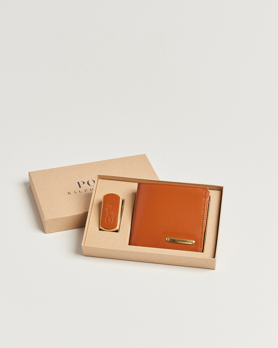 Polo Ralph Lauren Bridle Leather Wallet Tan