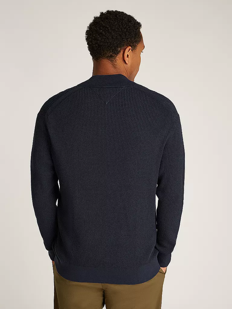 TOMMY HILFIGER Strickjacke blau