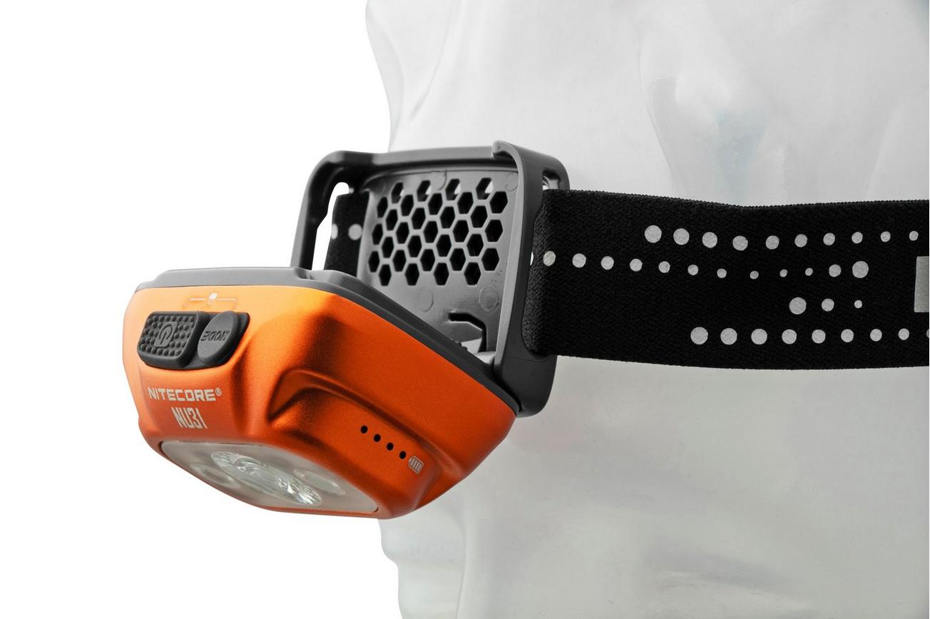 Nitecore NU31-OR Tangelo Orange, oplaadbare hoofdlamp, 550 lumen