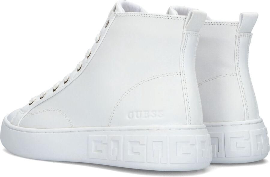 GUESS -- Invyte Hoge sneakers Leren Sneaker Dames Wit
