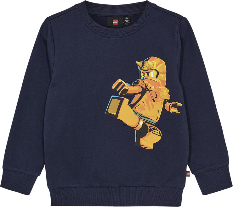 LEGO kidswear-LEGO børnetøj LWSCOUT 704 - SWEATSHIRT Blå