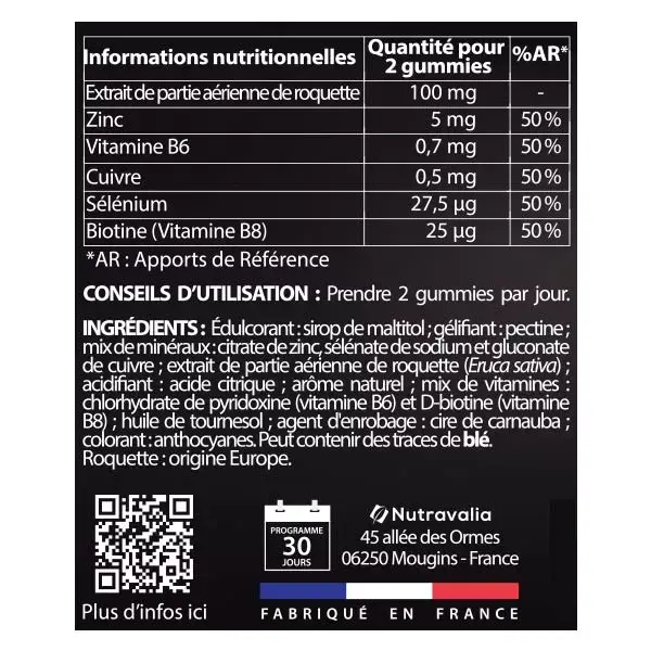 Luxéol Pousse des Cheveux 60 gummies