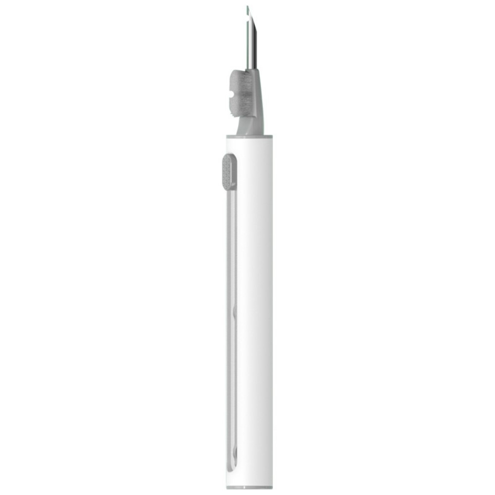 Ausziehbarer Kopfhörer Reinigungsstift AirPods Bürste Reinigungs Werkzeug  - Weiss