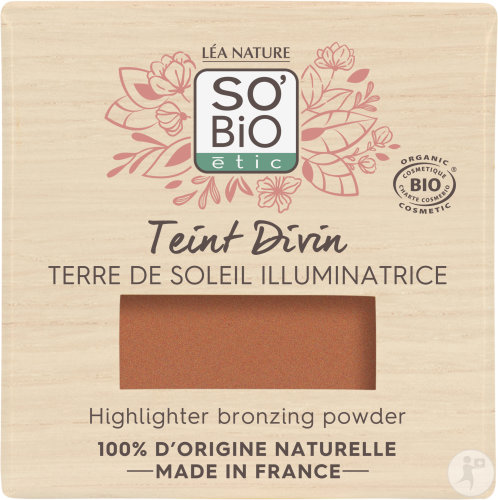 So'Bio Étic Teint Divin Terre De Soleil Illuminatrice 15 Doré Médium Bio 10g