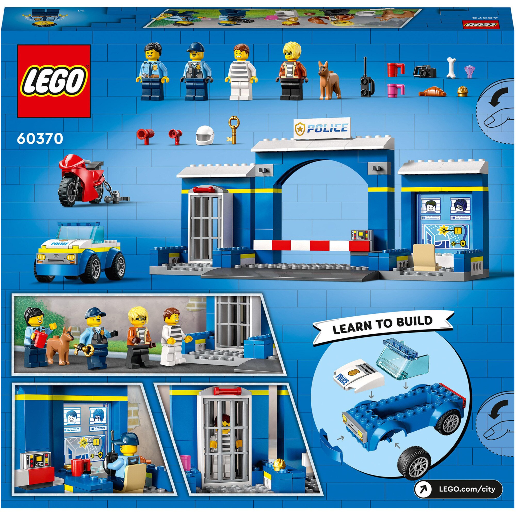 LEGO Konstruktionsspielzeug City Ausbruch aus der Polizeistation