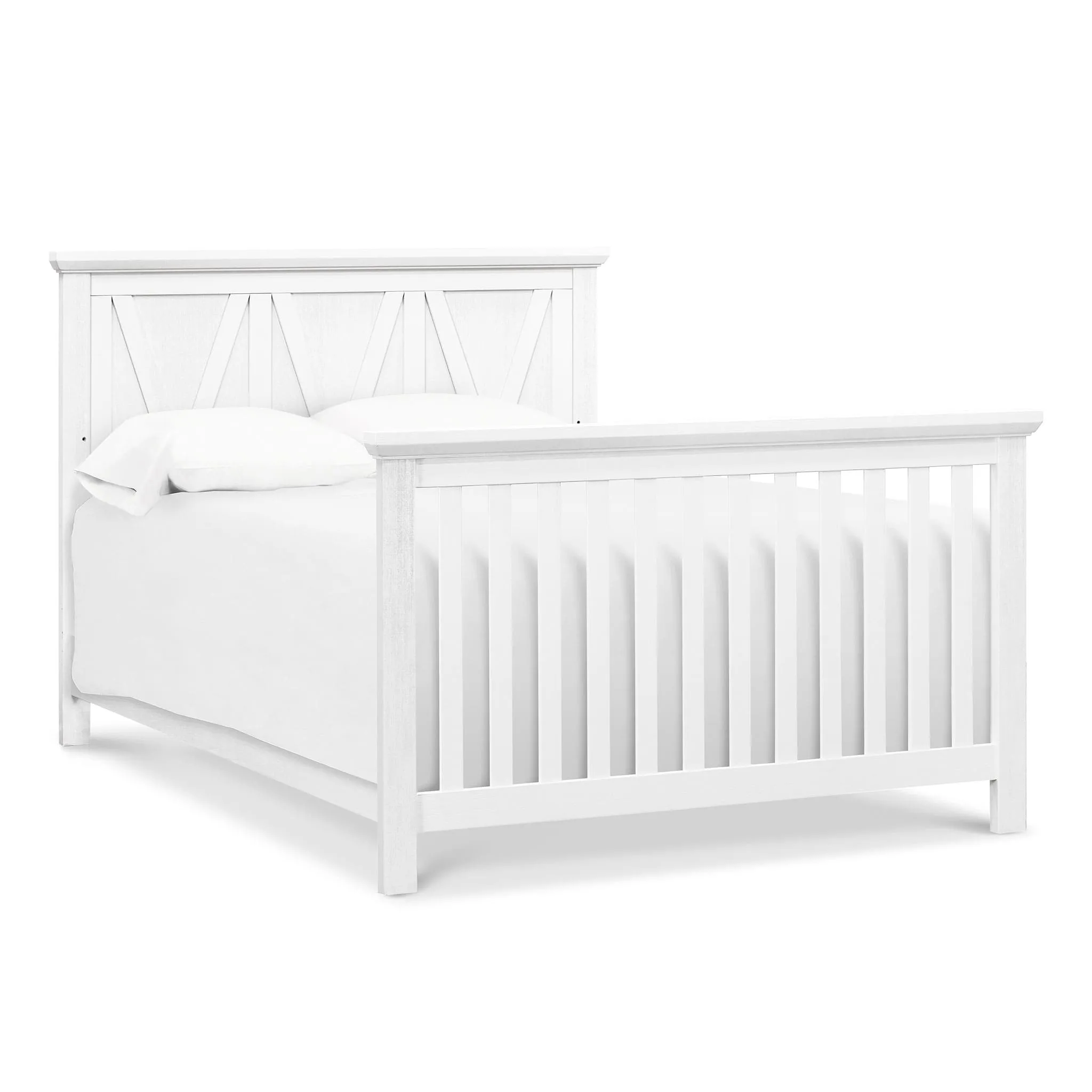 Million Dollar Baby Couchette Évolutive 3 en 1 Emory Farmhouse - Blanc Lin