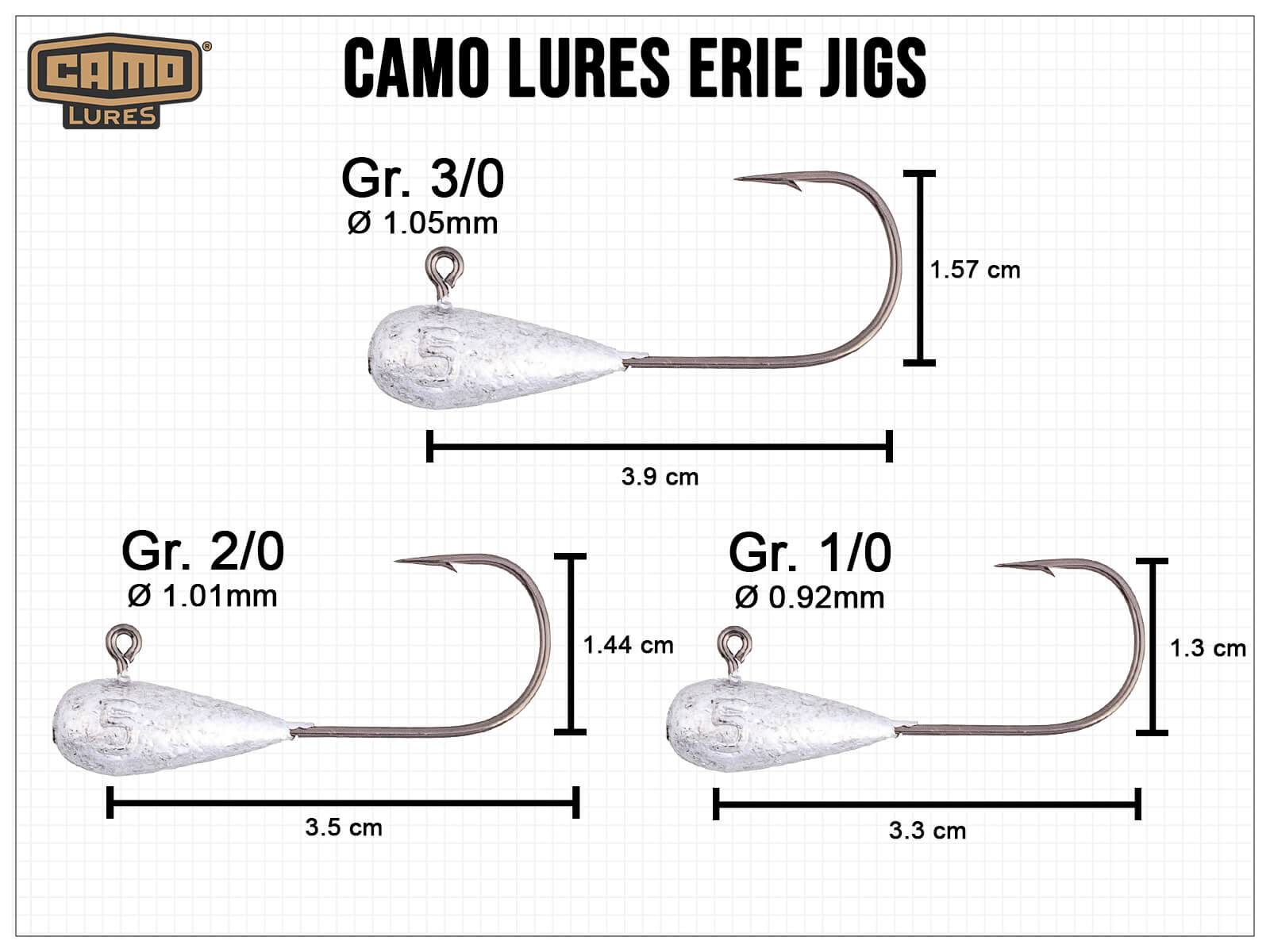 CAMO LURES Tube Jigs