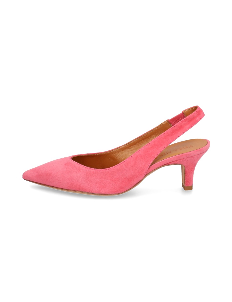 Veloursleder Slingpumps