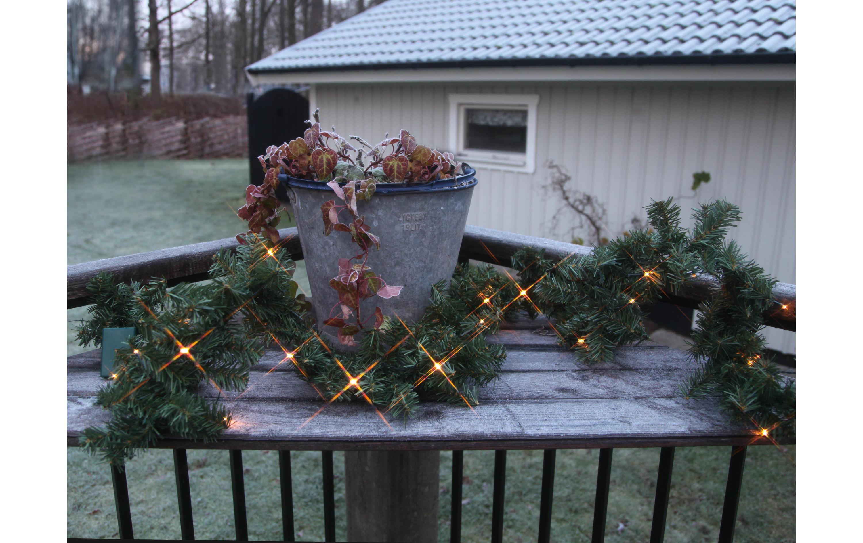 Girlande Canadian, 2.5 m, 30 LED, GrünLED Weihnachtsbeleuchtung