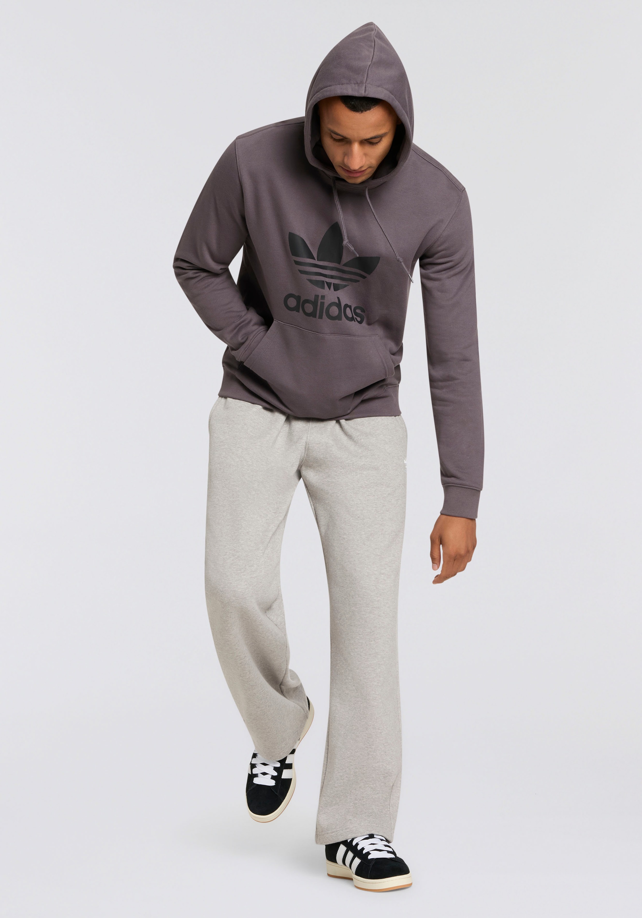 adidas Originals Kapuzensweatshirt »TREFOIL HOODY«, Hoodie, Kapuzenpullover mit grossem Logoprint