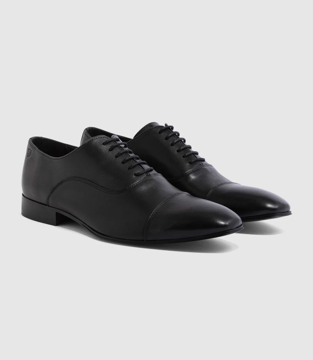 Richelieu bout droit noir 