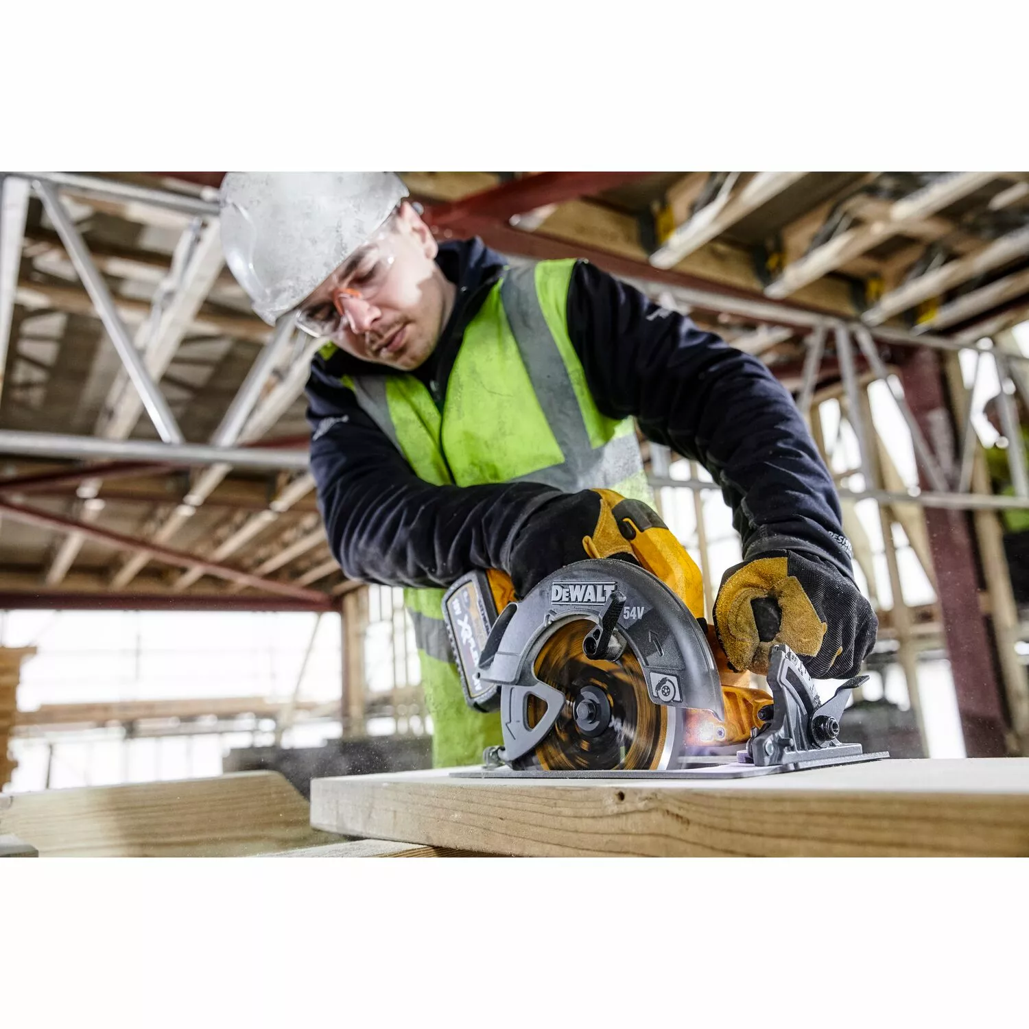 DeWALT DCS578NT 54V FlexVolt Li-Ion accu cirkelzaag body in TSTAK - 190mm
