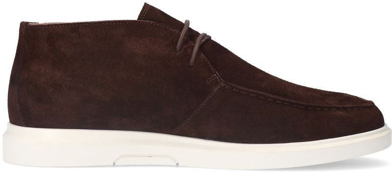 Manfield - Veterboots - Bruin - Suède - Leren Voering