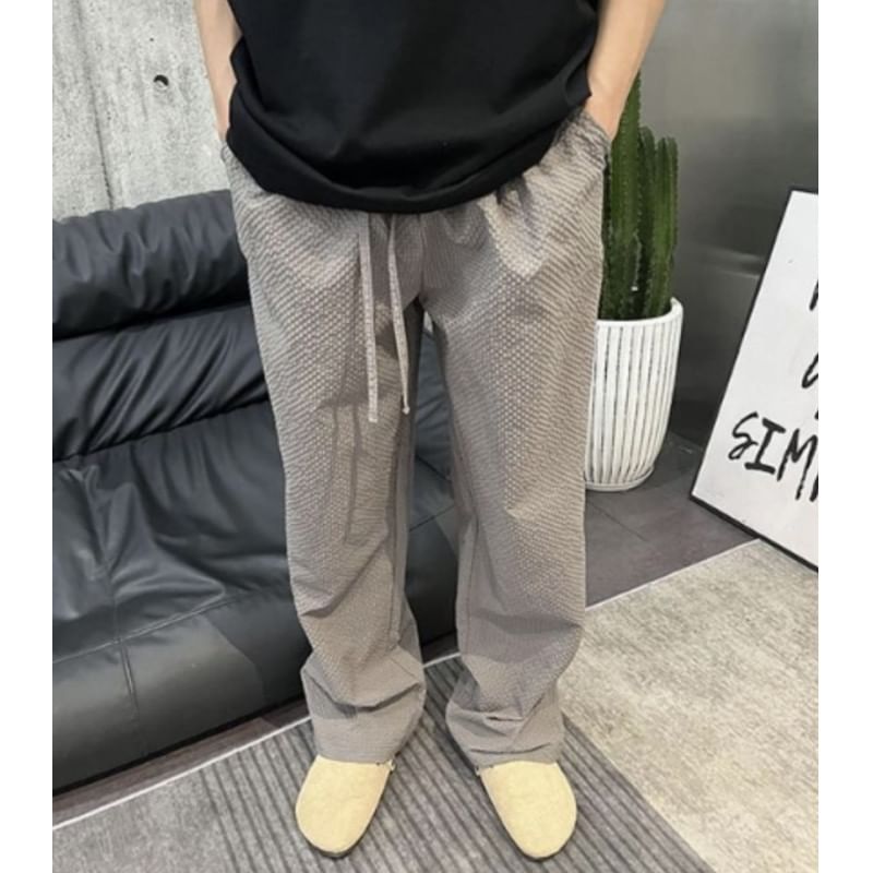 Posive - Mid Rise Plain Wide Leg Broek