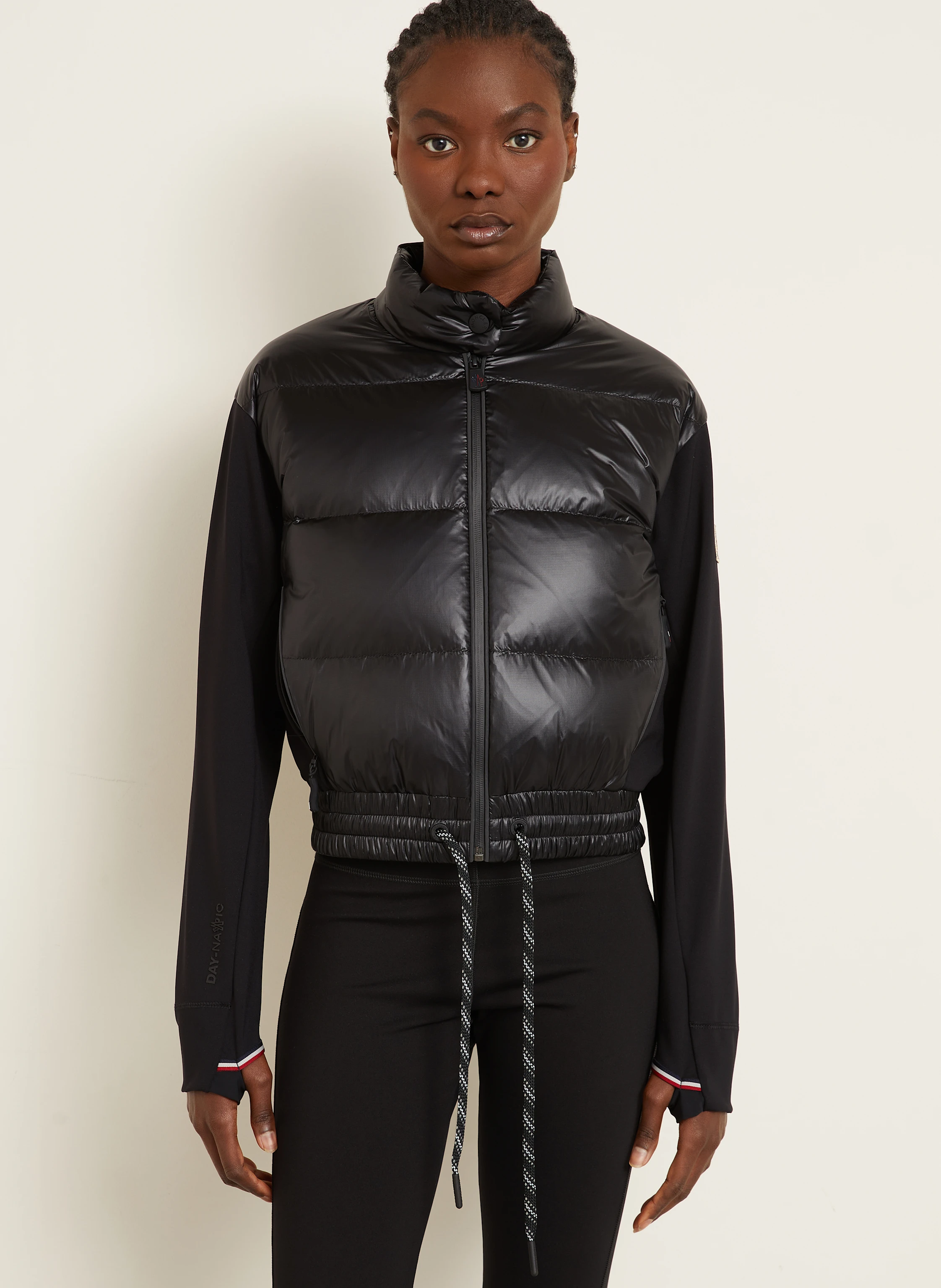 MONCLER GRENOBLE Daunenjacke im Materialmix