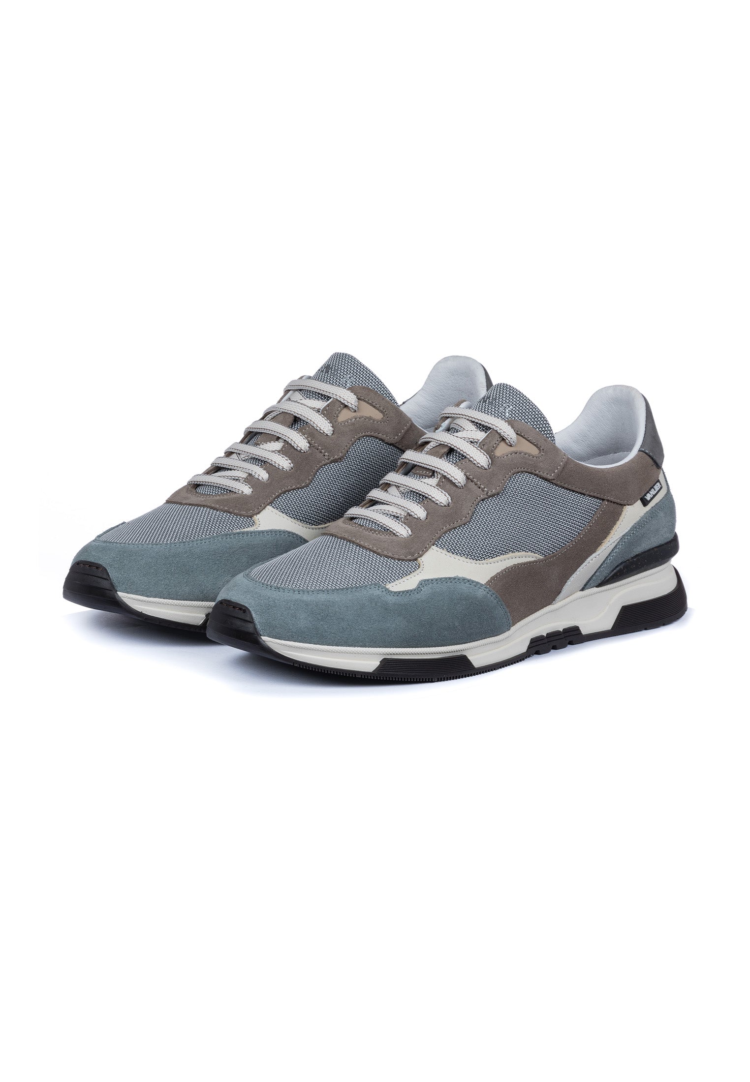 Blauw grijs combi Romeo sneaker