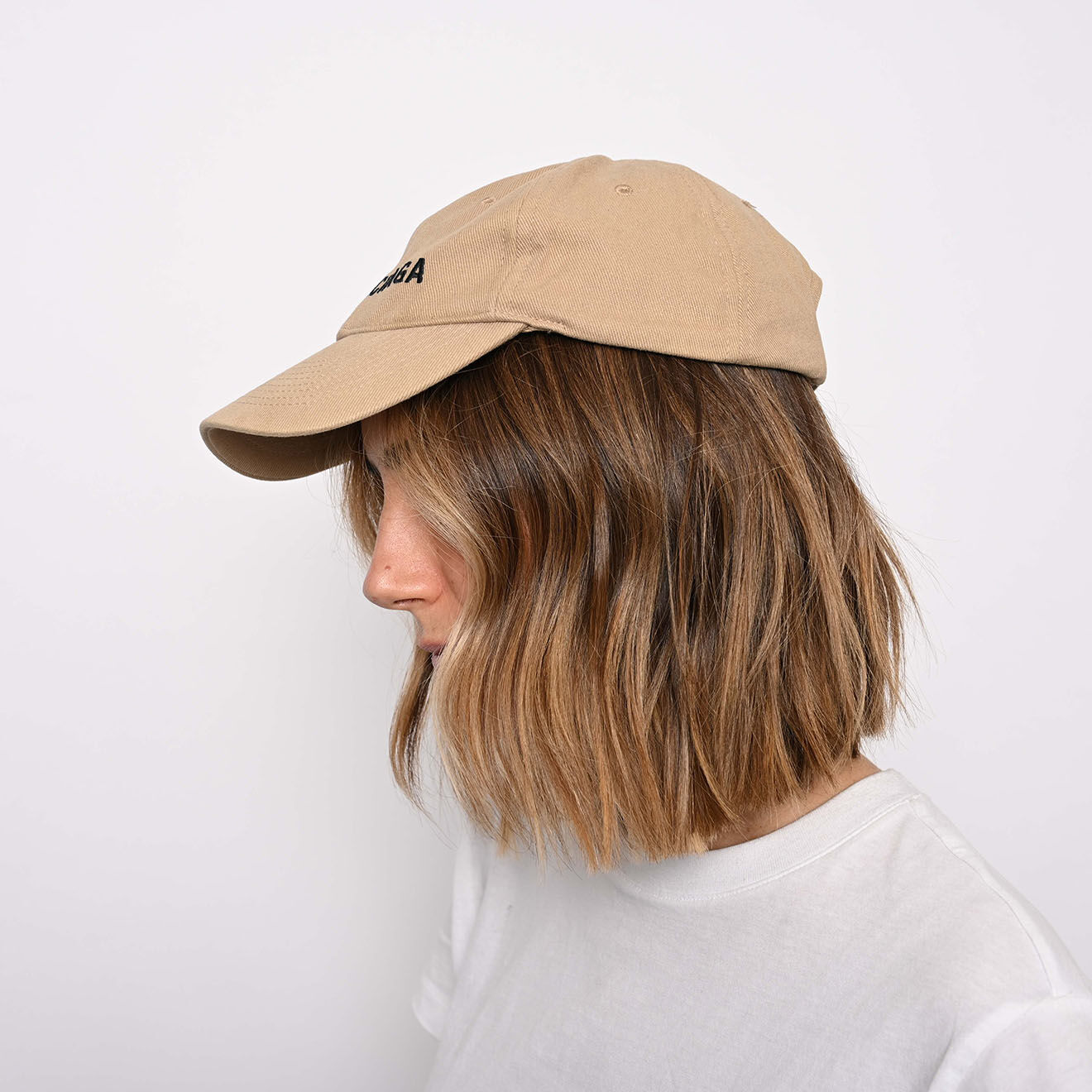 Balenciaga Casquette en Coton beige - Neuf sans étiquette