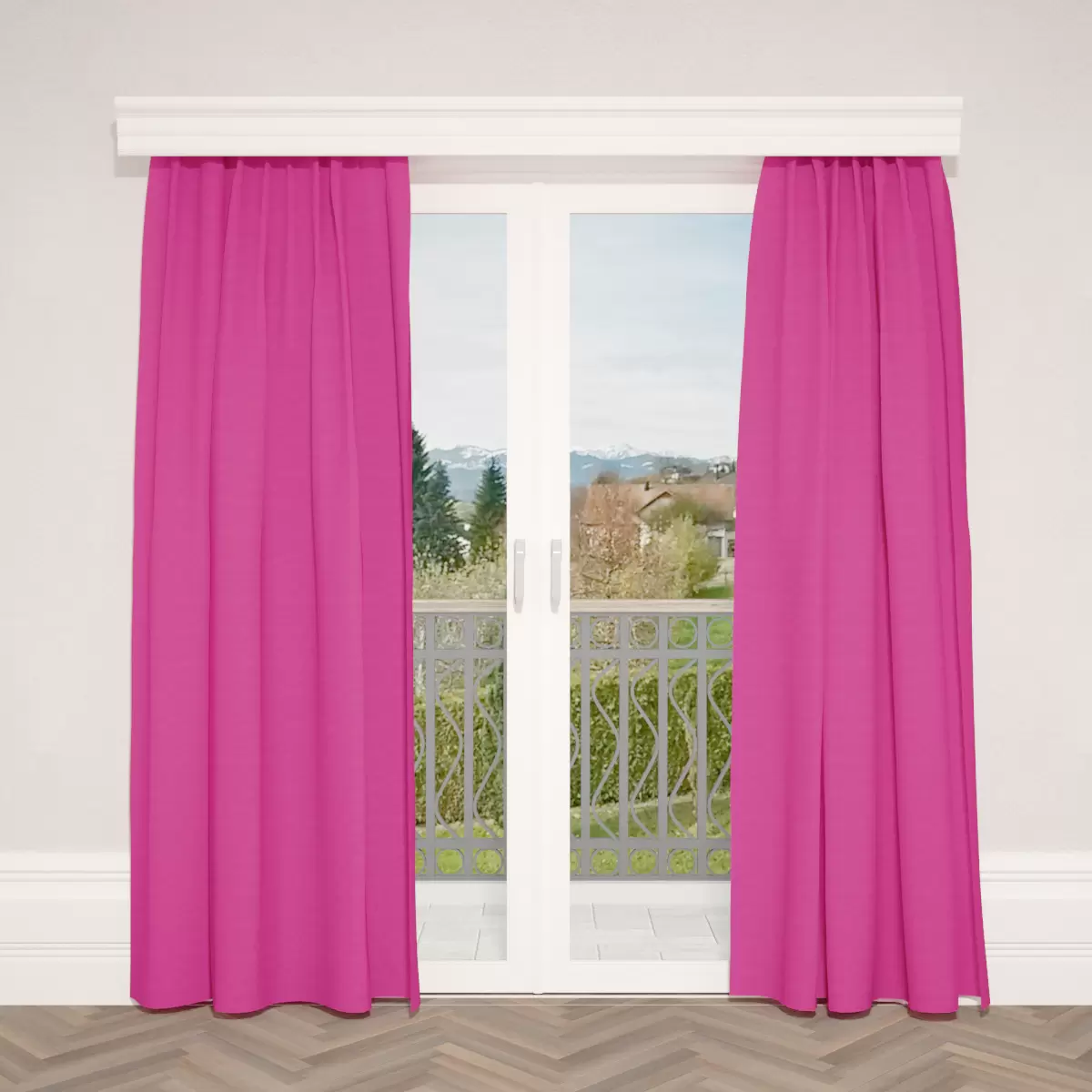 Verdunkelungsvorhang Satin Pink