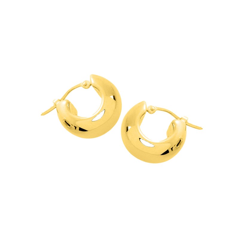 Créoles fantaisie Femme - Or 18 Carats