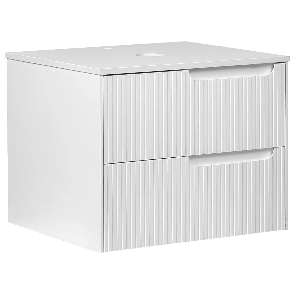 BELIANI Meuble haut QUINTELA 60x52x48 cm Blanc