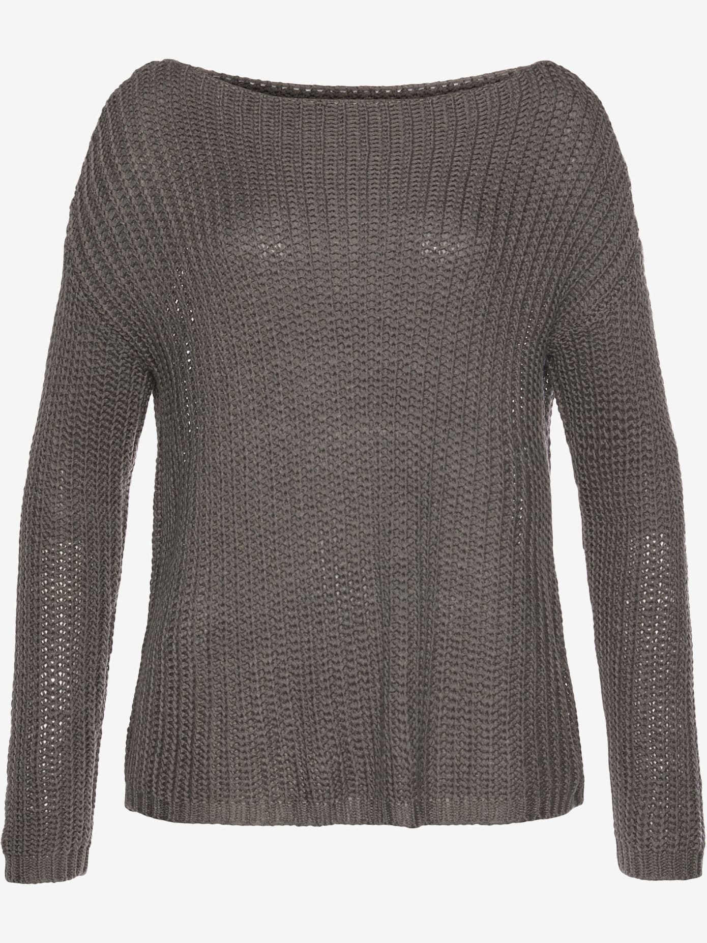 Pull col rond pull large avec encolure en u