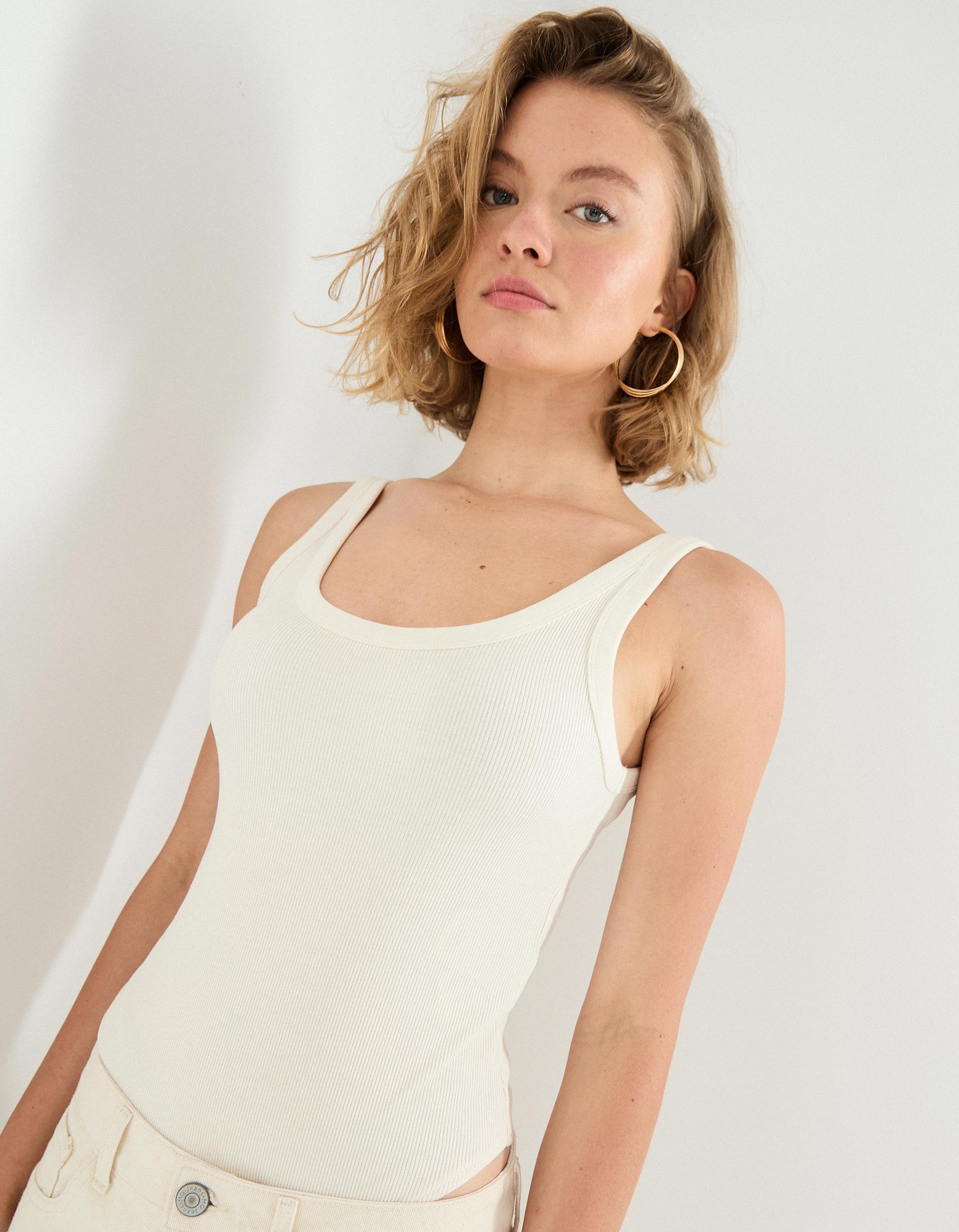 Body de Alças, Mulher, Cru