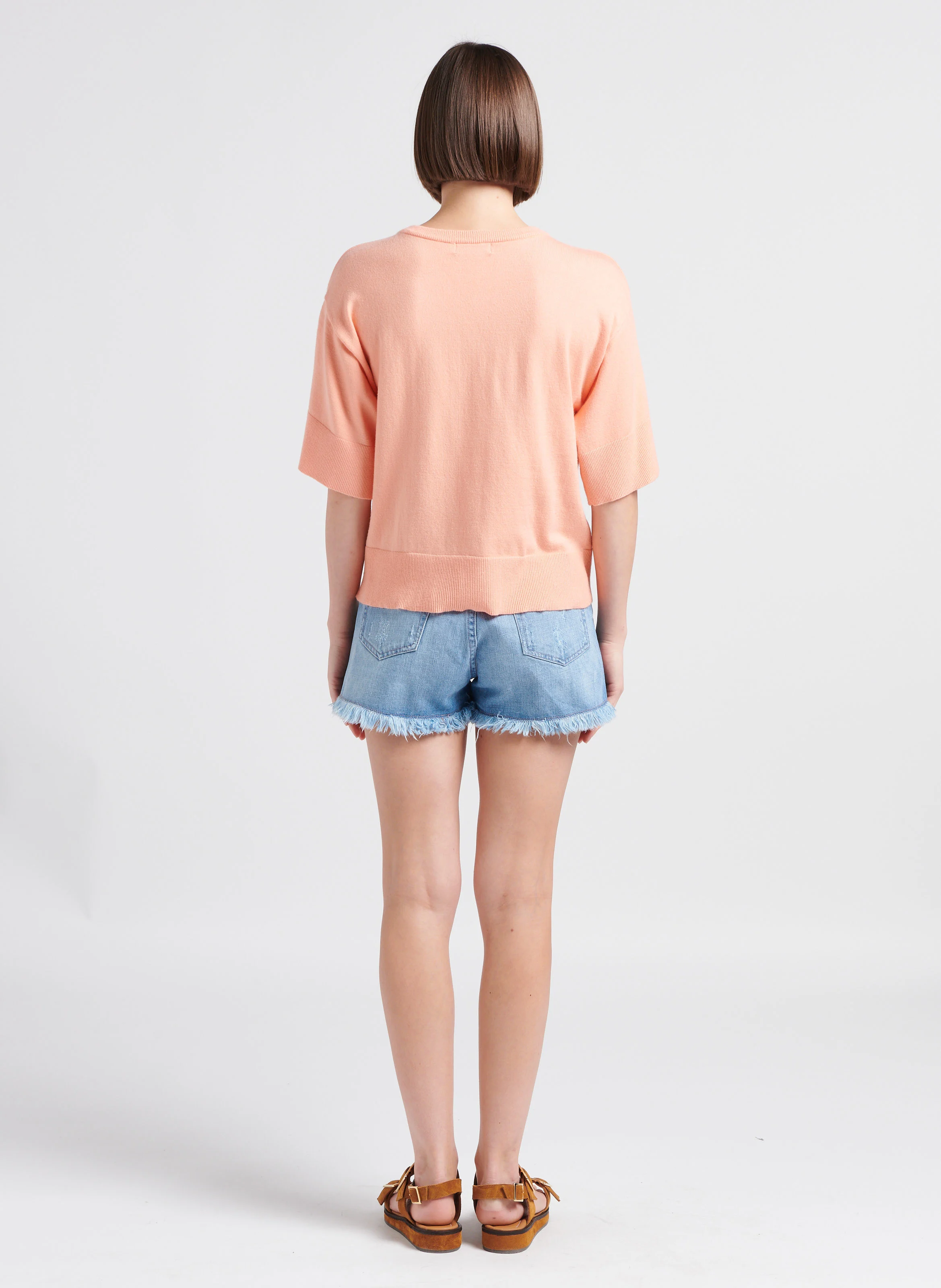 ESLINA - Pull col V| Rose