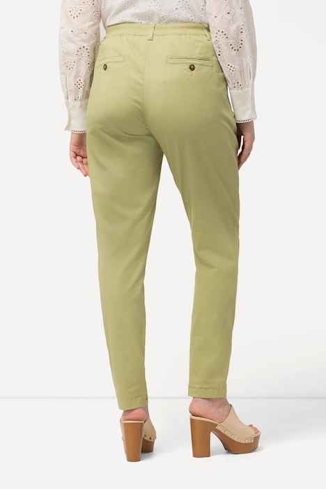 Chinohose Rena, konisches Bein, Komfortbund, Stretch