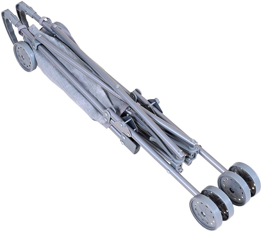 Knorrtoys® Puppenbuggy »Sim - star grey pink«