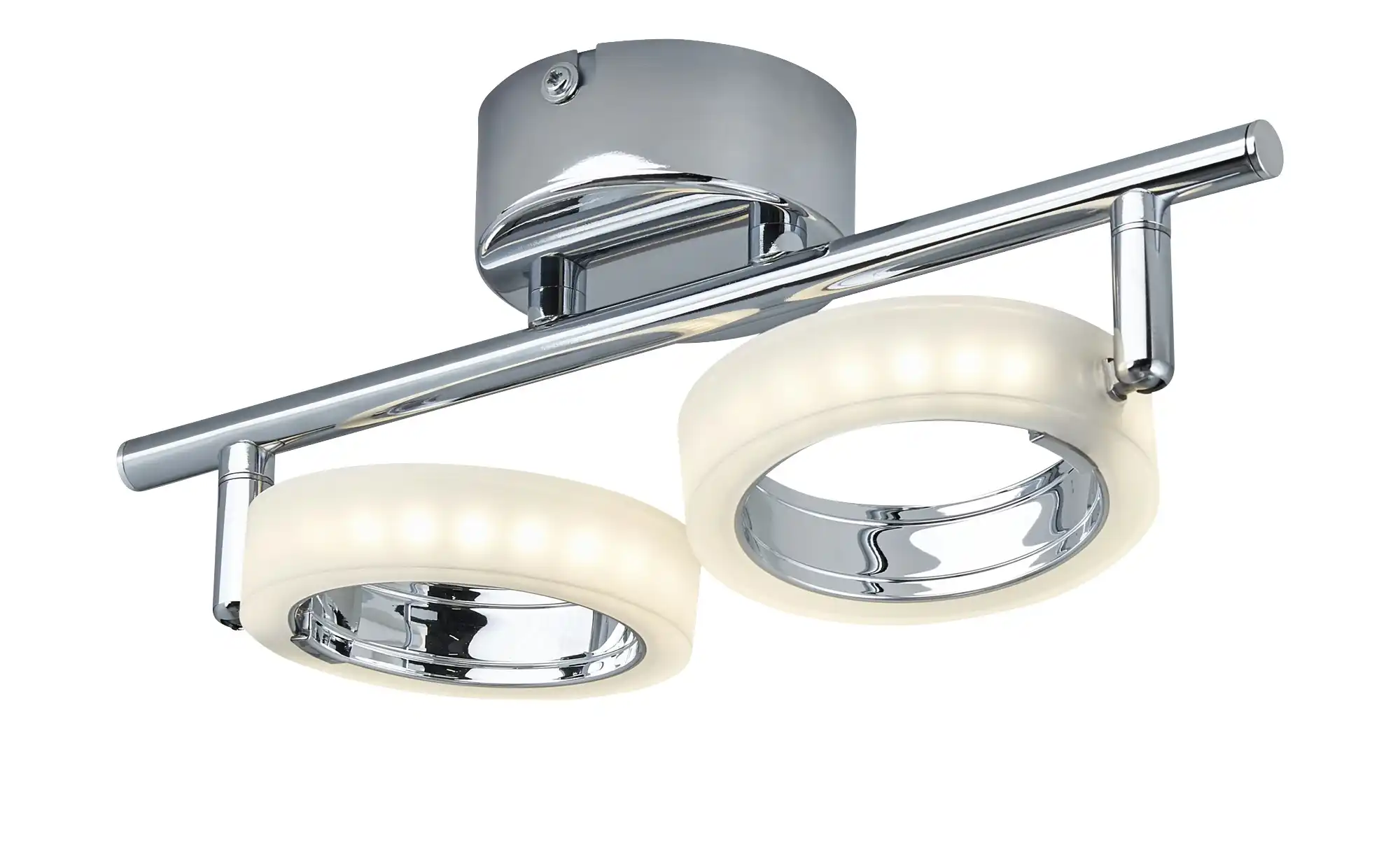 KHG LED-Deckenstrahler, 2-flammig, Acrylringe