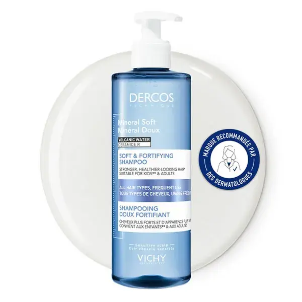 Shampoo Mineral Fortificante Suave Vichy Dercos 400ml