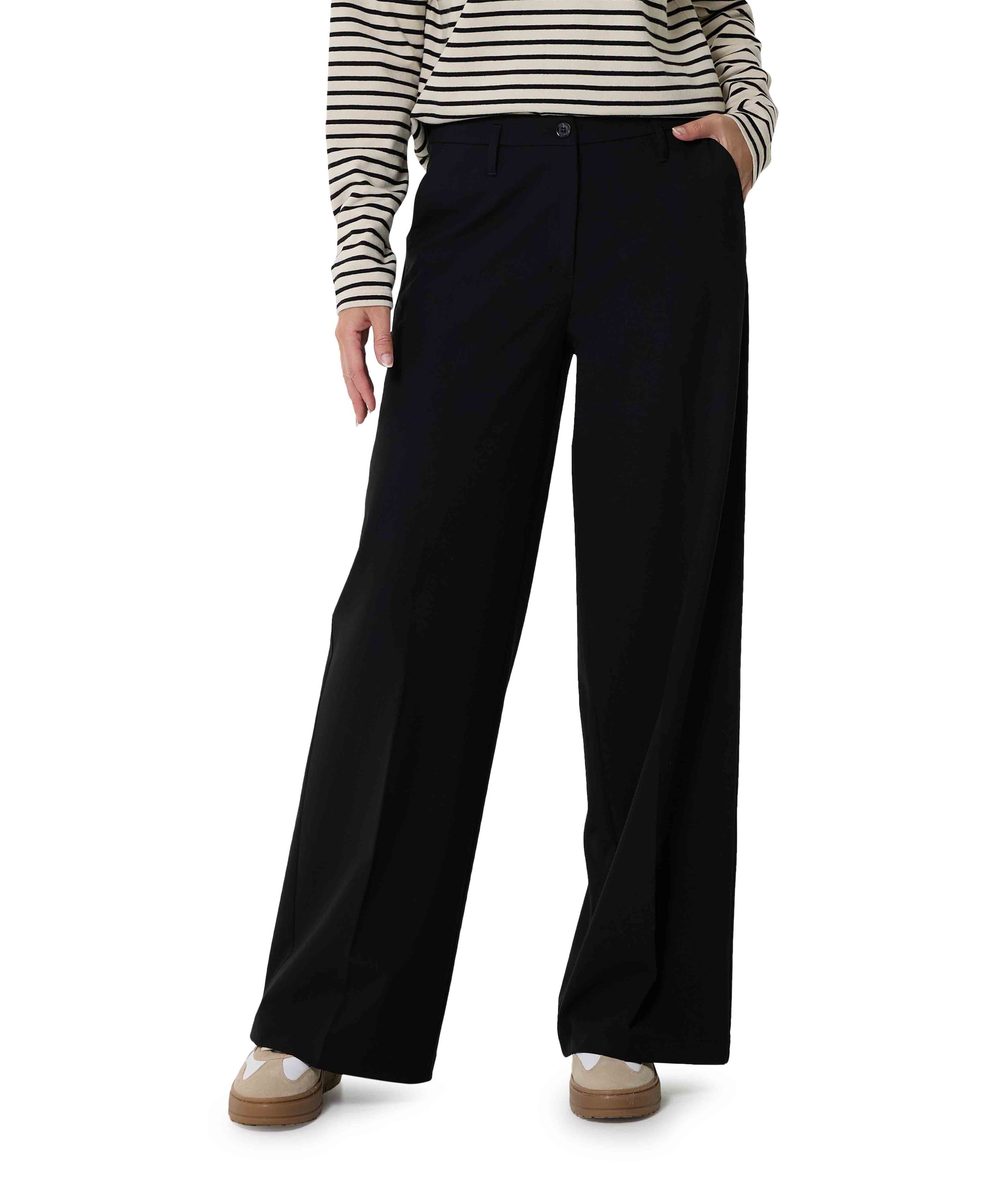 Summum Woman Trousers viscose blend stretch zwart