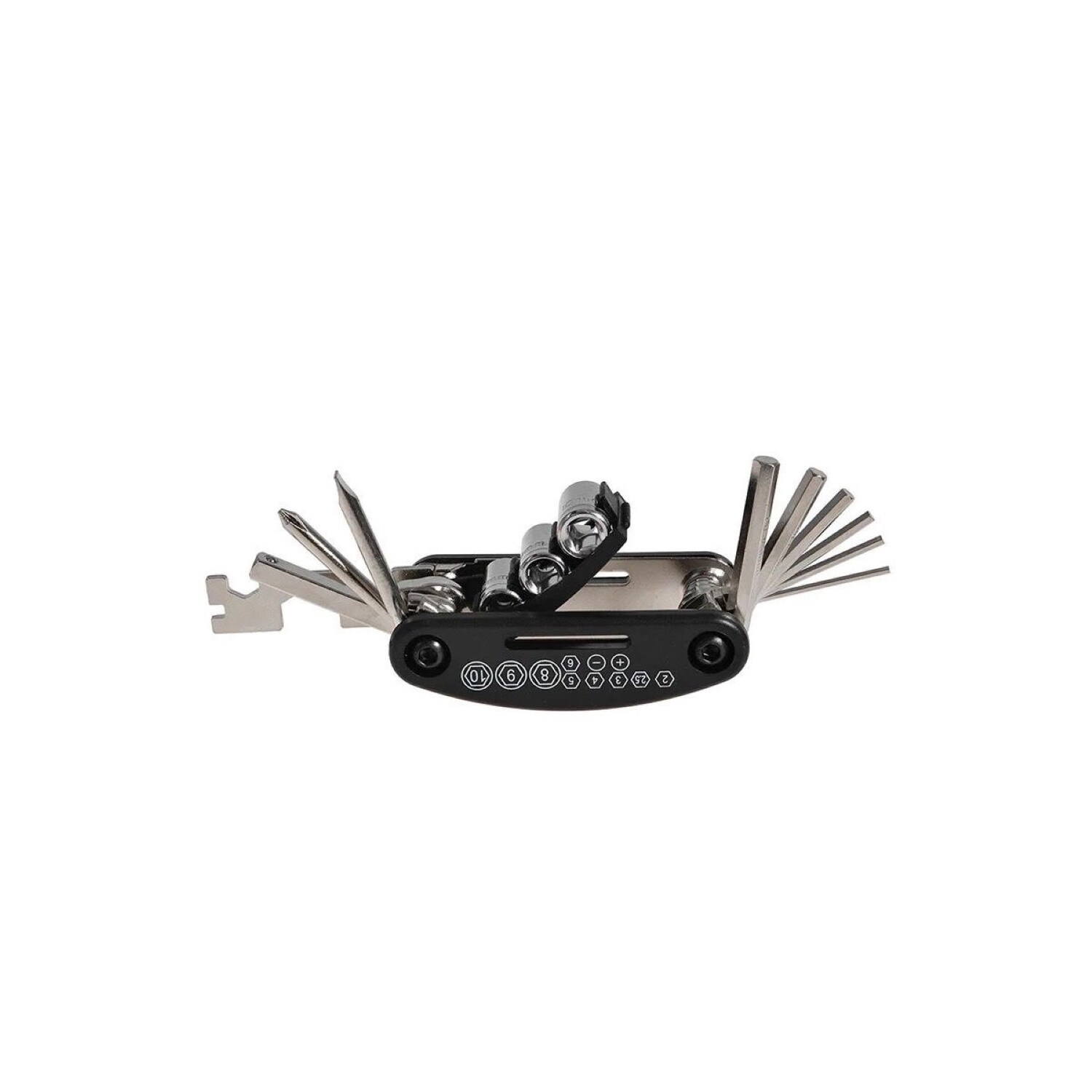 16-in-1-Multitool für die Fahrradreparatur – Schwarz GJ1601