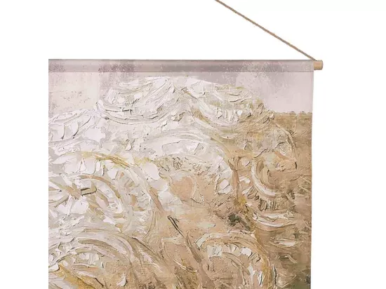 Toile imprimée en parchemin