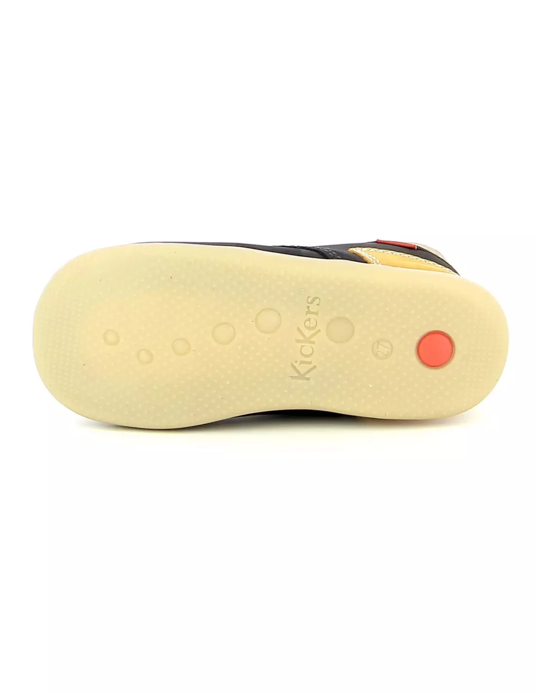 KICKERS BONBON - Bottes Marinetaupejaune