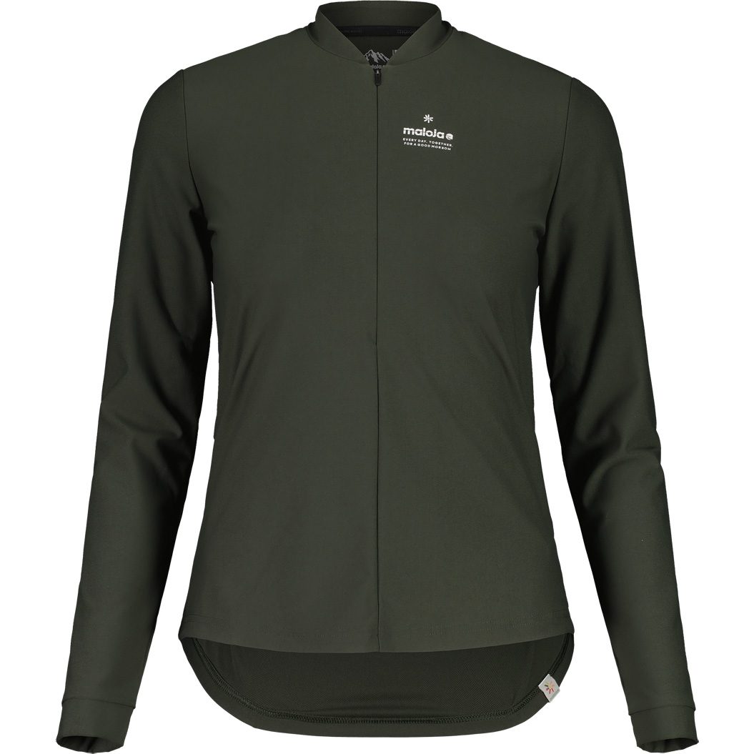 Maloja MontalinM. Zip-Midlayer Damen deep forest