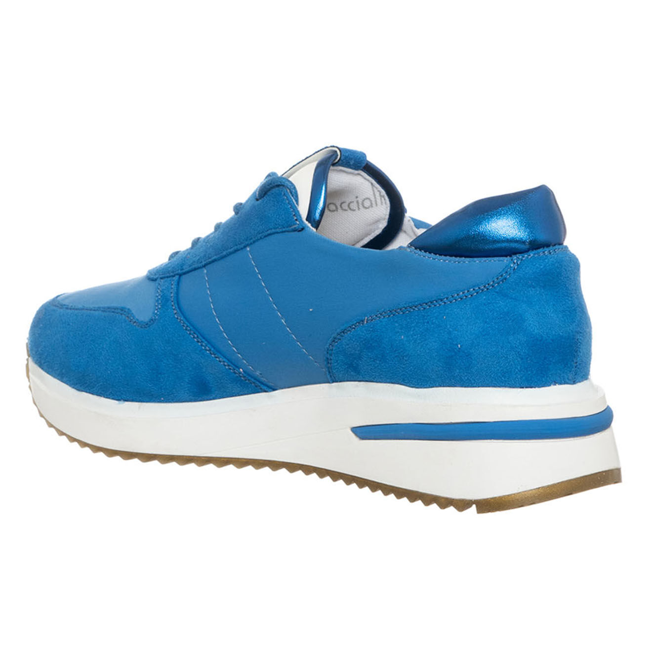 Tua By Braccialini Sneakers en Cuir Roya bleu roi