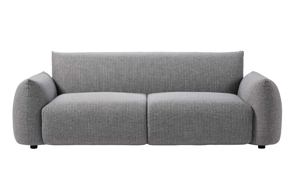 In- und Outdoor Sofa SEAHAWK 205cm anthrazit Aluminium Olefin wetterfest 2-Sitzer Couch